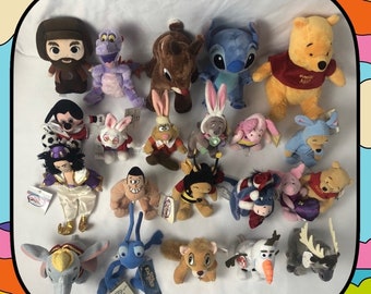Vintage The Disney Store Stuffed Animals / Winnie the Pooh / 80s - 90s / TY / Vintage PE / Bundle Lot / Beanie Baby / Rare Collectible