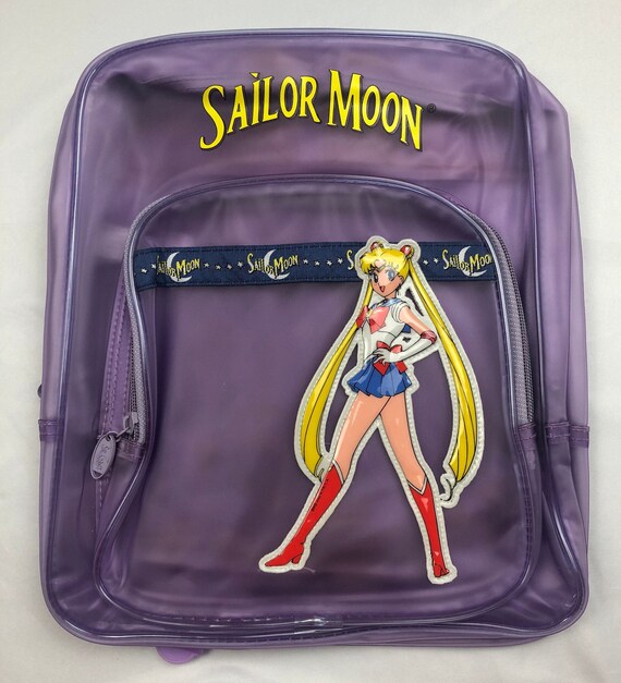 2000 Sailor Moon Zaino / Vinile trasparente / Viola / Goth / | Etsy Italia