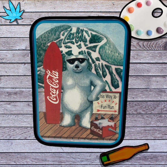 Tin Coca-cola Polar Bears / 1996 Collectible Coke Coca Cola