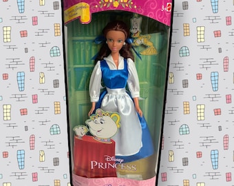 2000 Belle Princess Doll - A Bela e a Fera Disney Store Princesas / Brinquedos infantis vintage Brinquedo infantil / Barbie Bonecas Barbie dos anos 90 Mattel