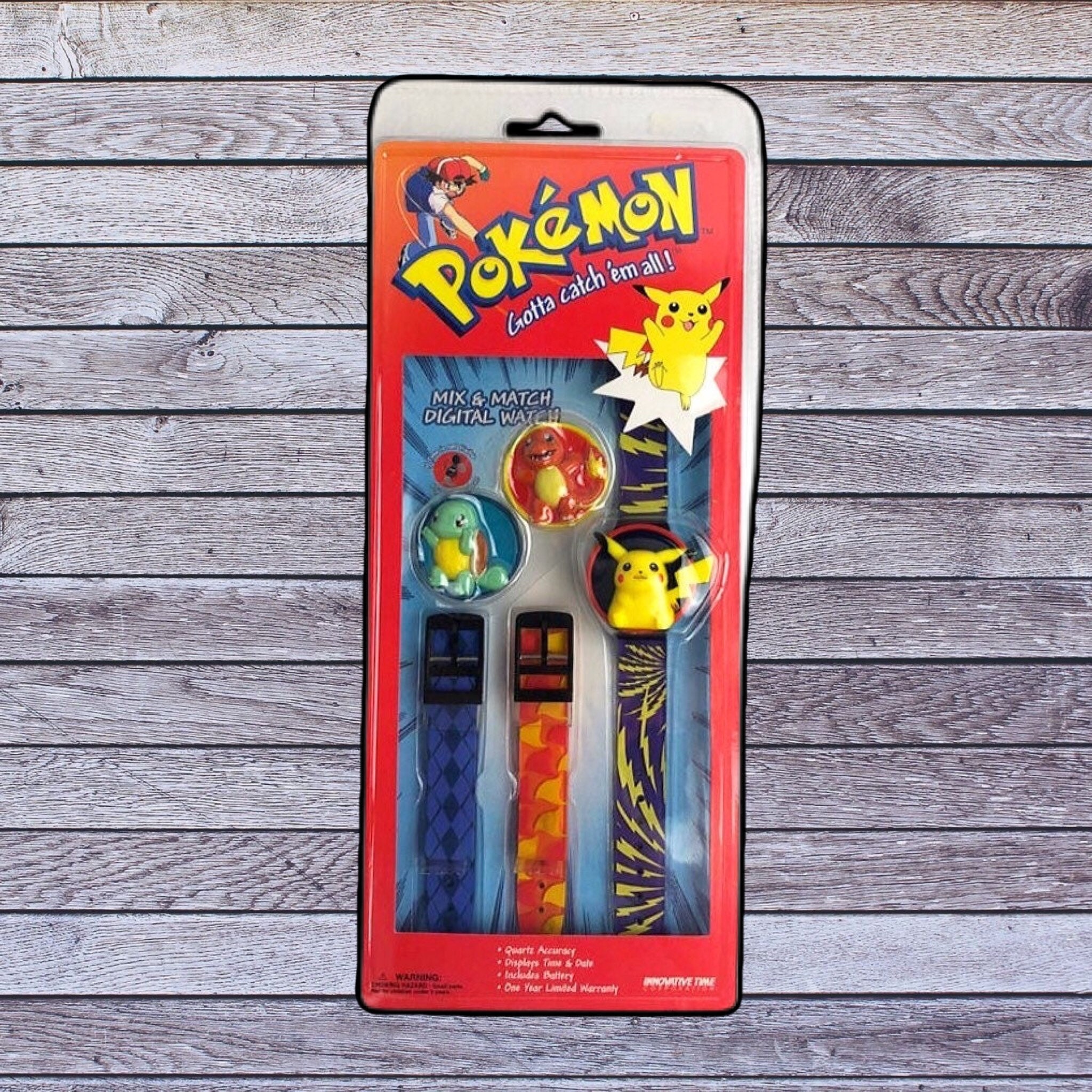 ポケモン　ウォッチ　1998年製　非売品　バンプレスト　超レア 1998年 ポケットモンスター ポケモンウォッチ バンプレスト