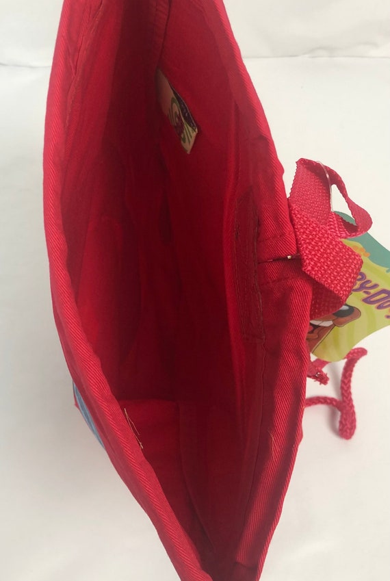 2000s Red Scooby-Doo Drawstring Backpack Back pac… - image 6