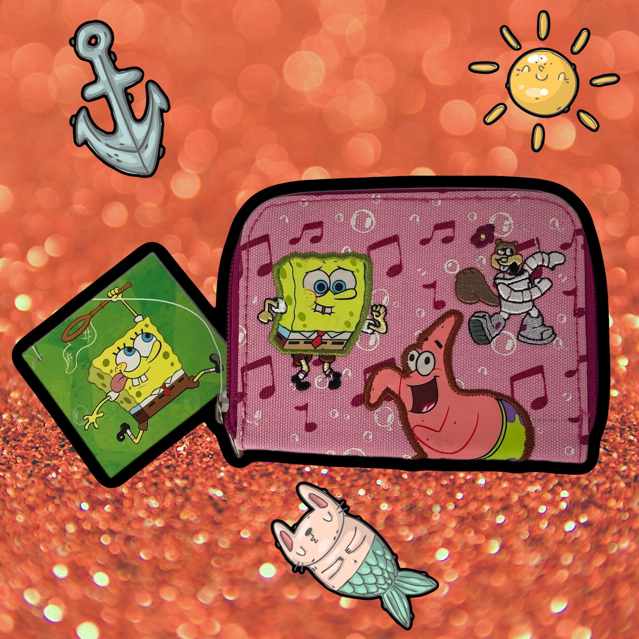 Spongebob Wallet / Viacom / Nickelodeon / Sponge Bob - Etsy UK