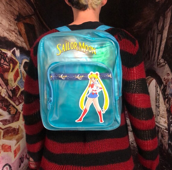 2000 Sailor Moon Zaino / Vinile trasparente / Blu pastello / | Etsy Italia