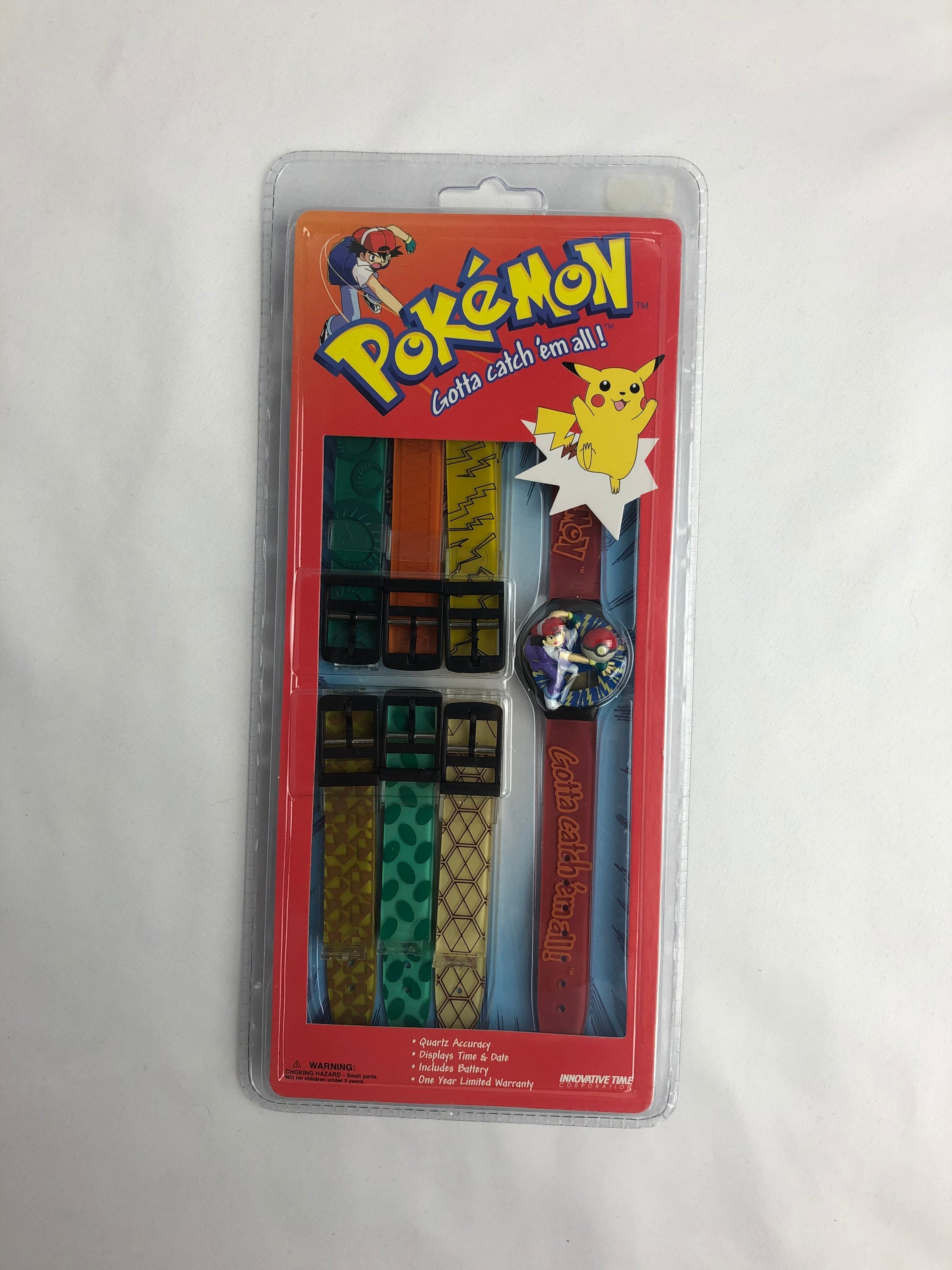 ヴィンテージ 1999 ポケモン ウォッチ 90 年代 おもちゃ / ピカチュウ