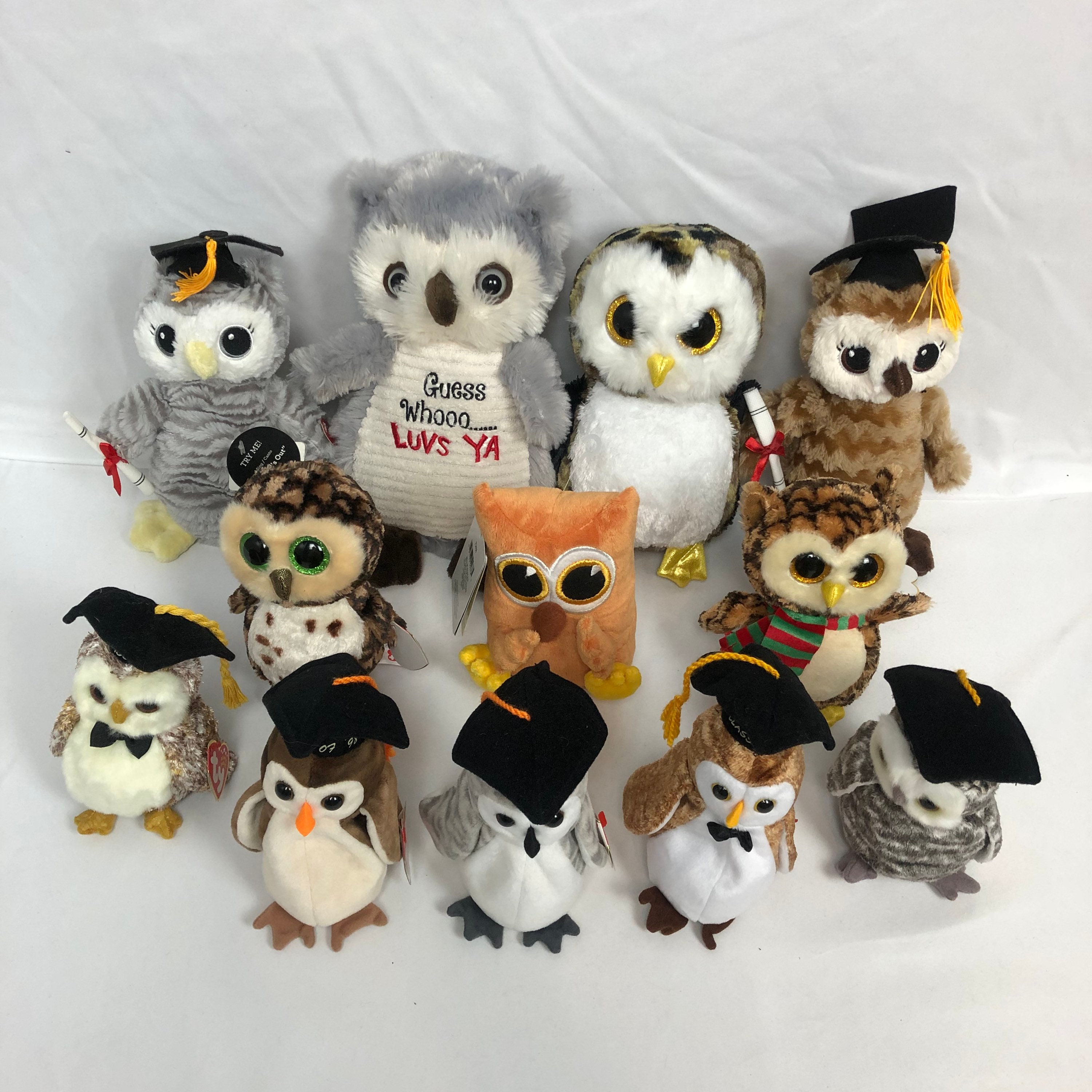 Graduation Owl Beanie Babies Baby Lot 90s Collectible Stuffed - Etsy Graduation Owl Beanie Babies Baby Lot 90s Collectible Stuffed - Etsy