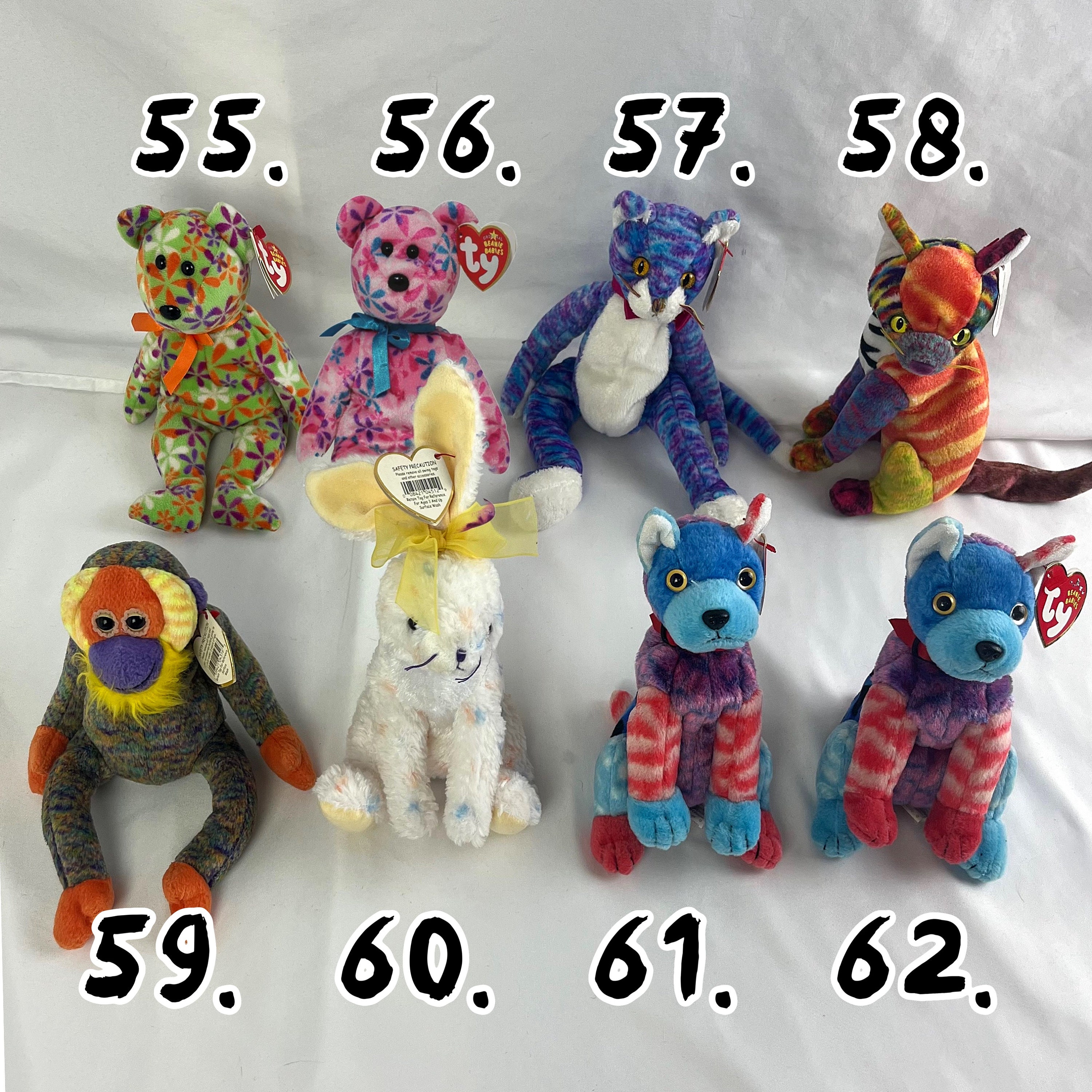 ty ビーニーズ ビーニーベイビーズ のぬいぐるみ色々　14体セット TY beanie Baby&Buddy /ビーニーベイビーズ＆バディ色々