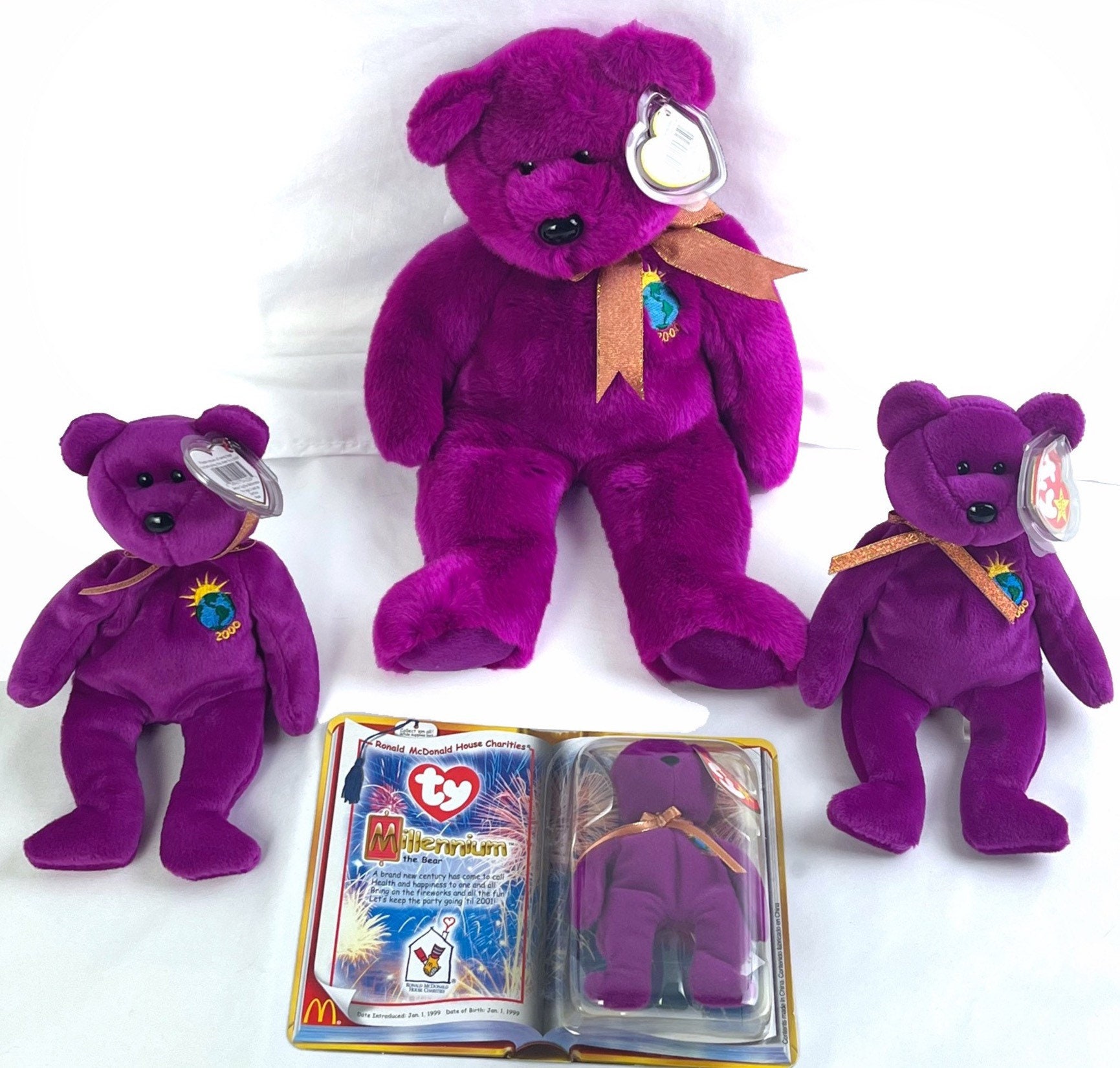 Rare Millennium Beanie Babies - Bundle Lot Collectible Baby