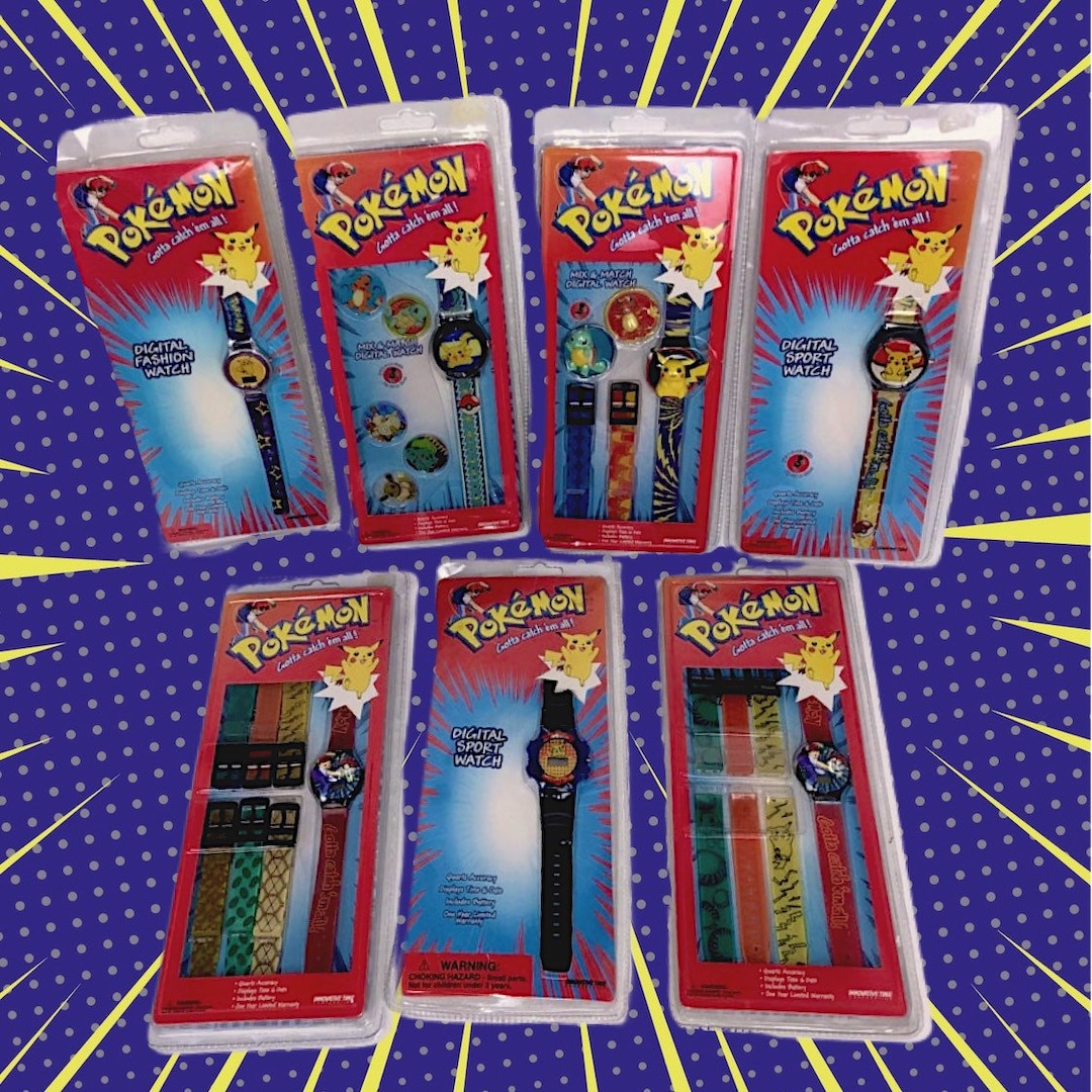 ヴィンテージ 1999 ポケモン ウォッチ 90 年代 おもちゃ / ピカチュウ