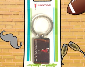 Collectible Pontiac metal keychain / 80s - 90s Inspired Key-chain / Key Chain Car guy girl Father’s Day Dad gift mechanic  Vintage Accessory