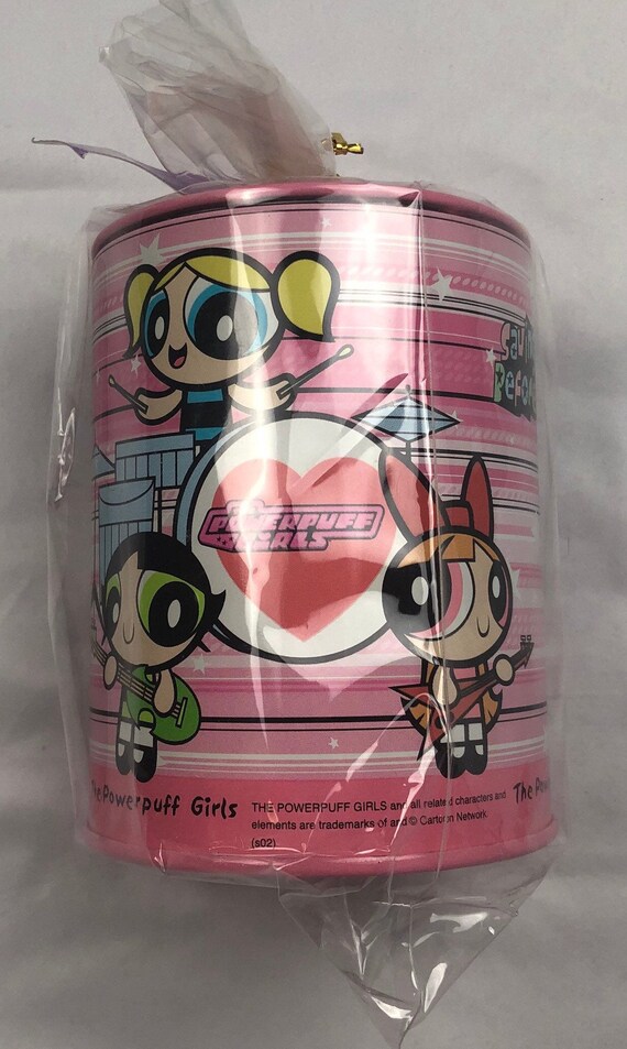 Powerpuff Girls Piggy Bank Power Puff Cartoon Network Etsy Powerpuff Girls Piggy Bank Power Puff Cartoon Network Etsy