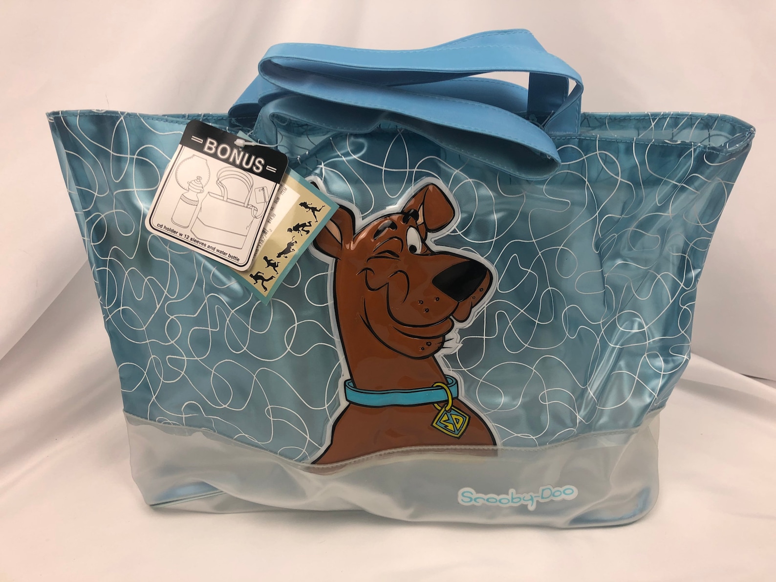 2001 Scooby doo vinyl Beach Bag / Side bag / Hand / Purse / Etsy