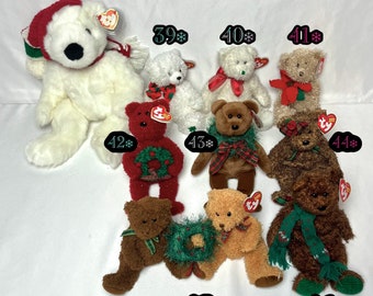 ビーニーベイビーズ　クリスマスバージョン他 クリスマス & ウィンター ビーニーベイビーズ バンドル ロット