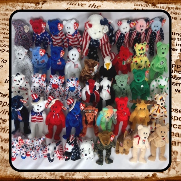 4th of july beanie baby value