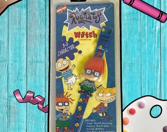 Vintage Chucky Finster 3-D Rugrats Watches 1998 / Collectible Nickelodeon / 90s Toy Tommy Angelica Pickles / Burger king / Viacom 1990 00’s