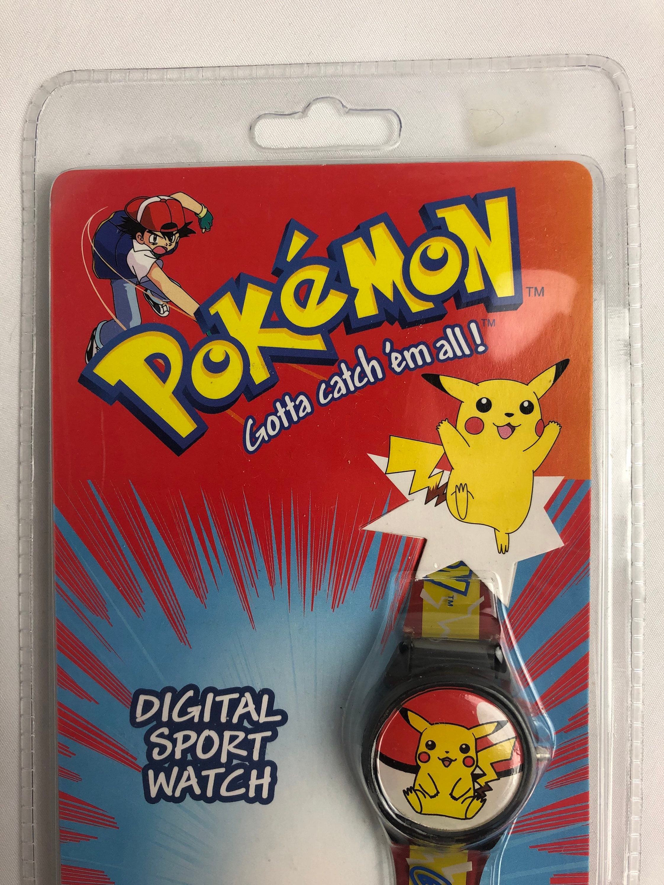 ヴィンテージ 1999 ポケモン ウォッチ 90 年代 おもちゃ / ピカチュウ