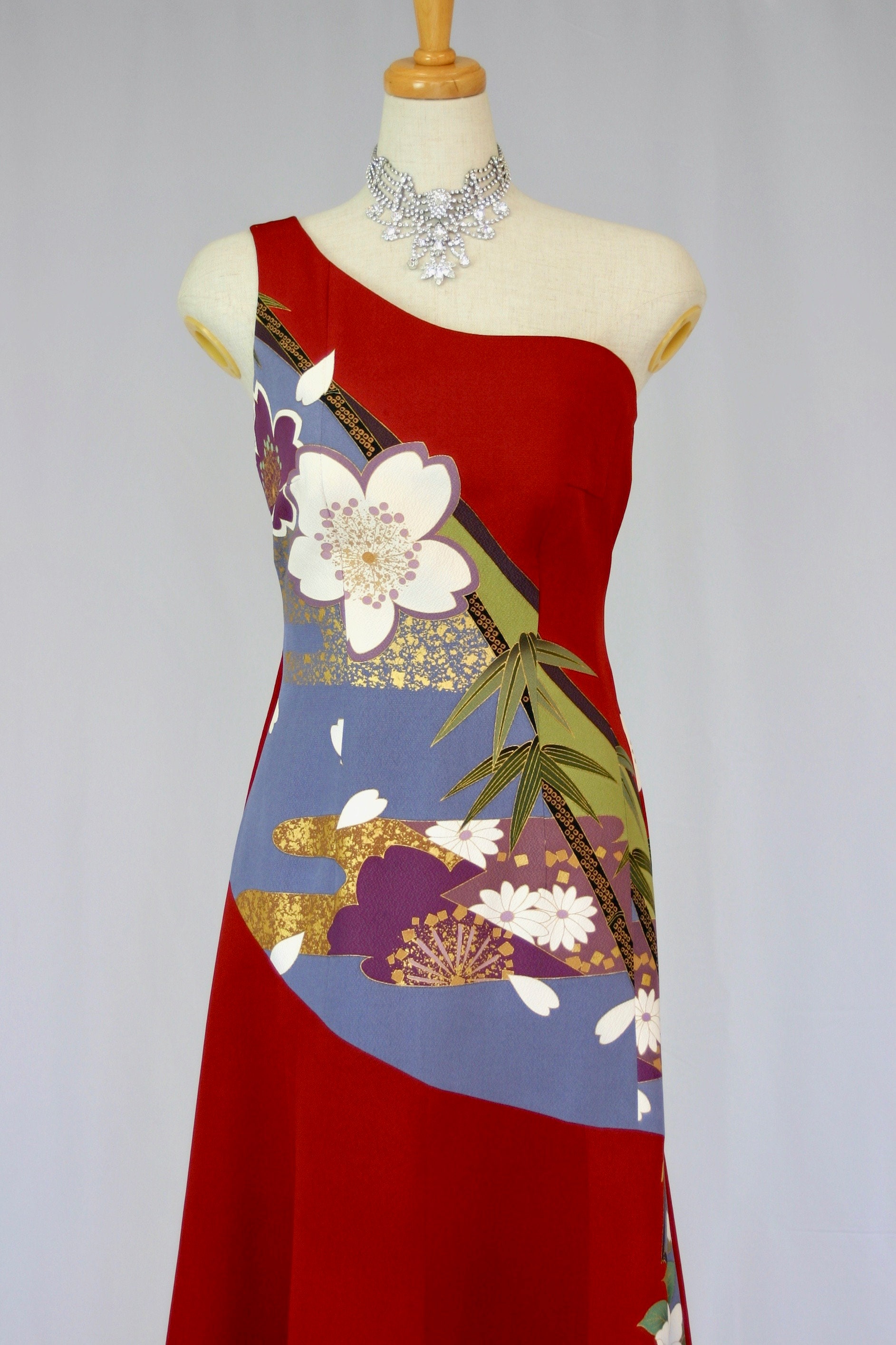 パーティードレス Chiffon Kimono Dress 楽天市場】【高級ライン】1311シフォン スリット オフショル