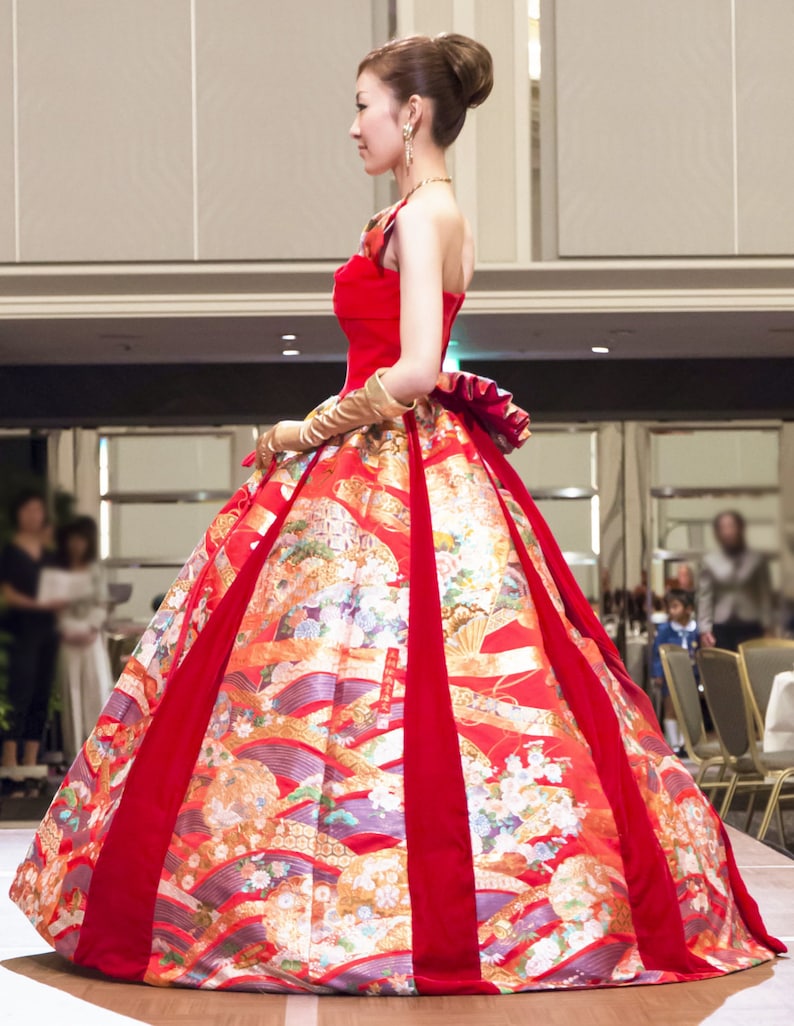 Utikake Kimono Dress Wedding Dress Bridal Dress - Etsy