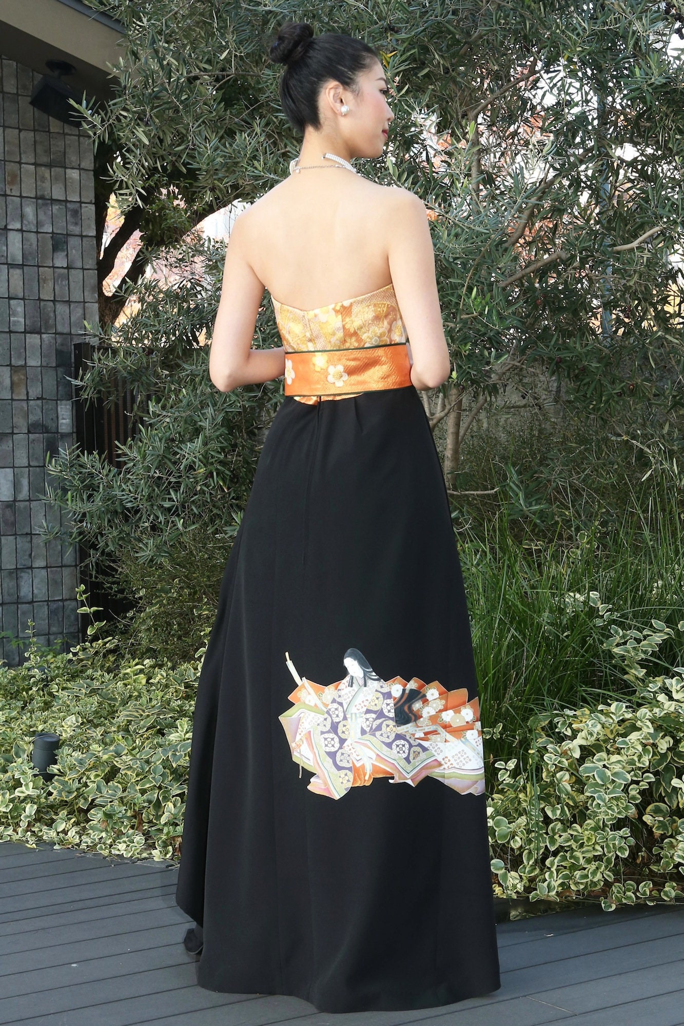 prom dresses for blonde hair A-Line V-Neck Sweep Train Backless Royal Blue Prom Dress with Split Custom Size / As Picture