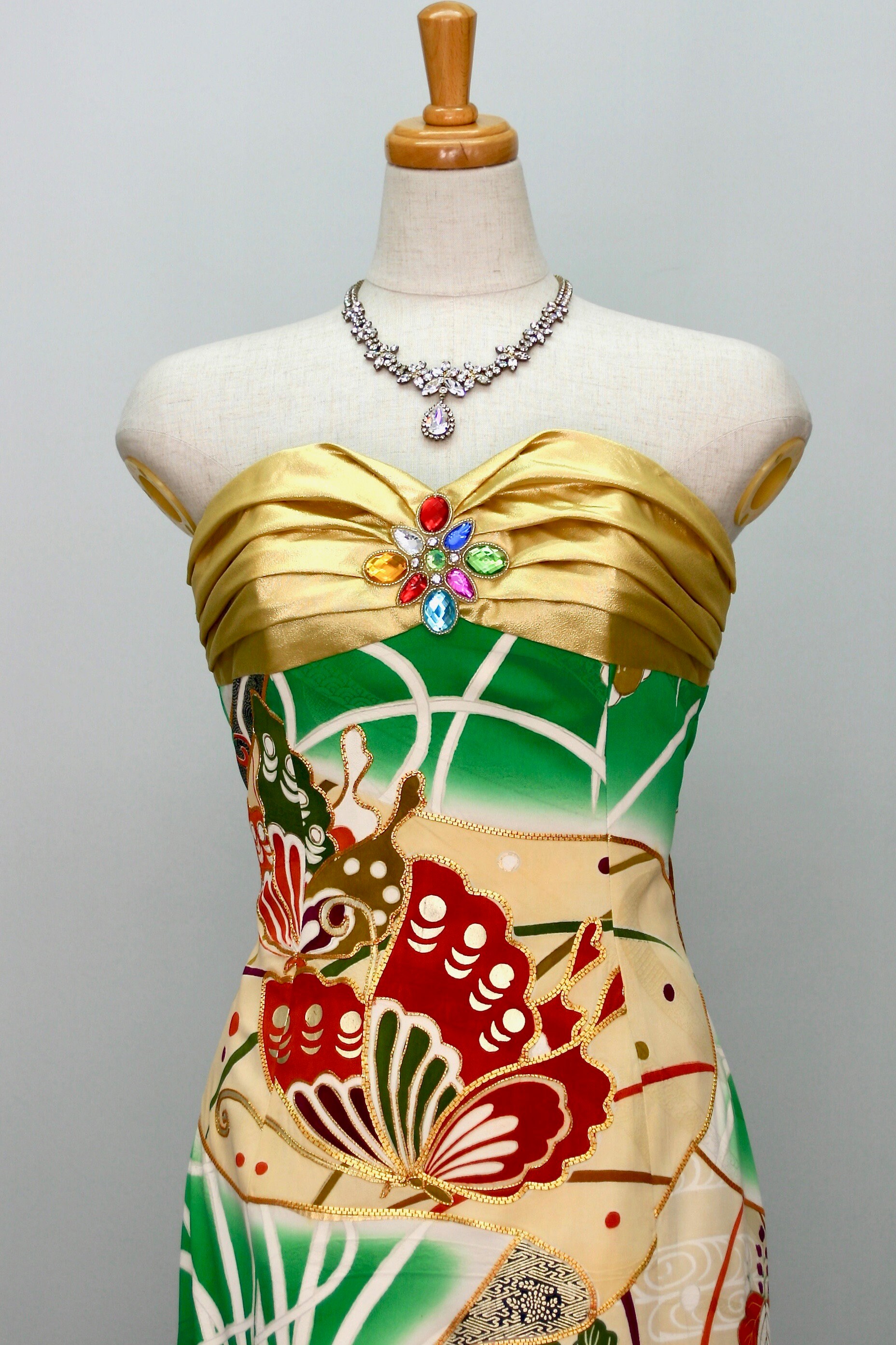 Kimono Dress Party Dress（15-02179） - Etsy