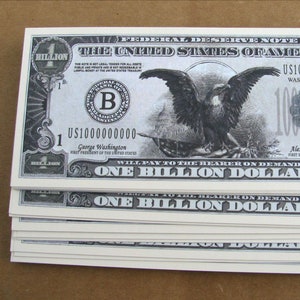 One Million Dollar Bill Become A Millionaire Now Same Size Etsy