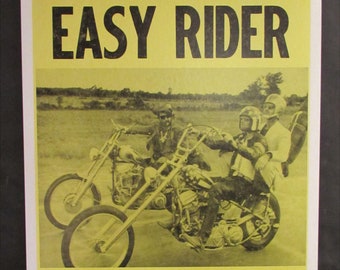 EASY RIDER POSTER Dennis Hopper Peter Fonda RARE 24X36