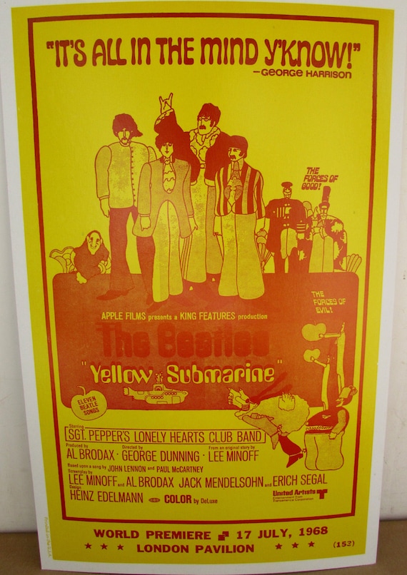beatles poster vintage