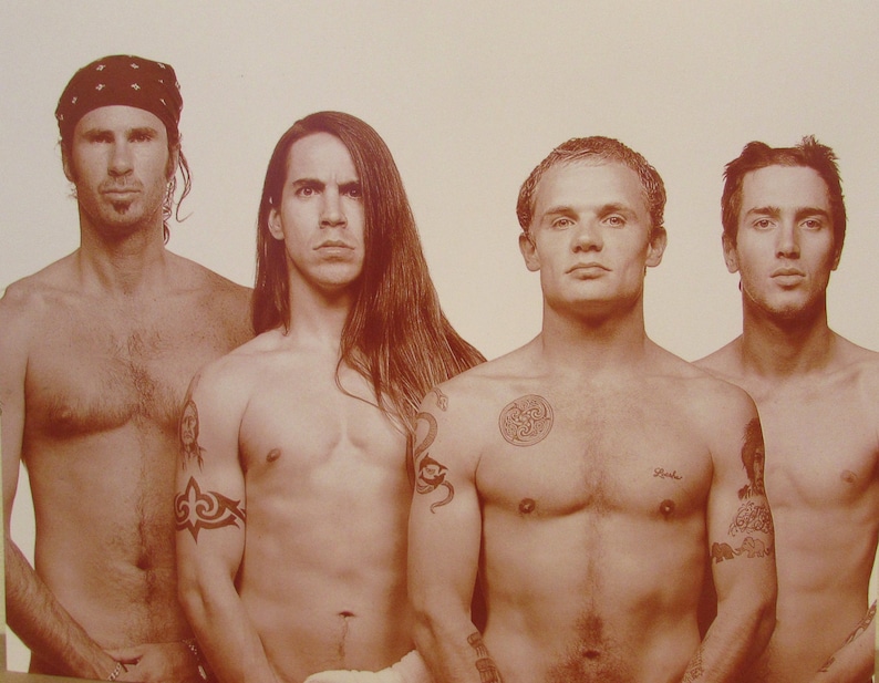 RHCP Poster Sepia 11x14 Flea image 1