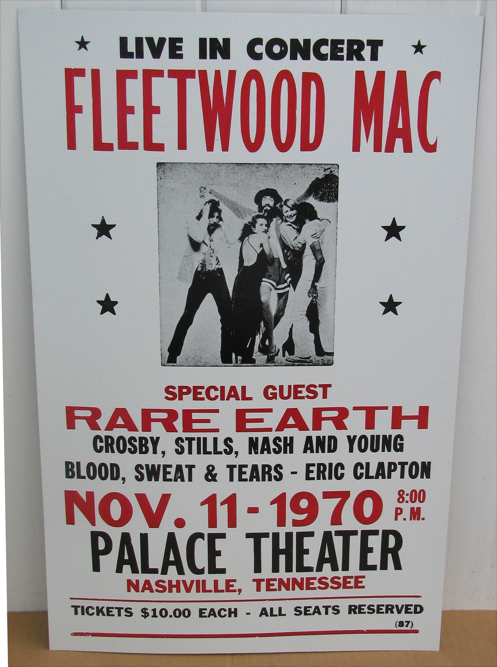 fleetwood mac 1970 tour dates
