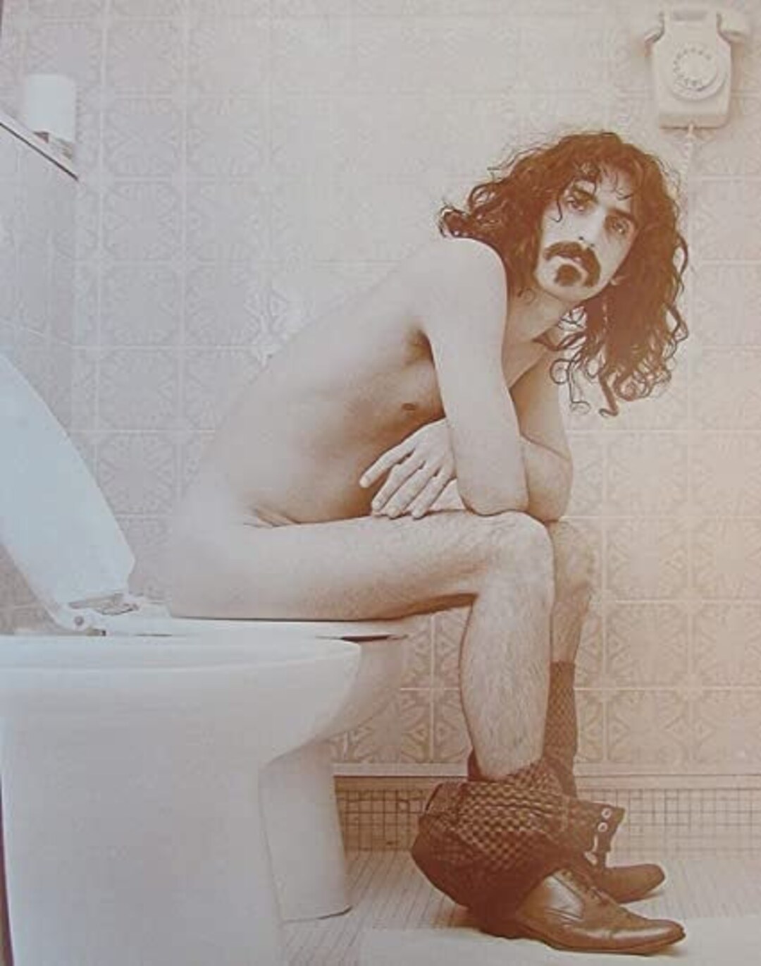 Frank Zappa Toilet Poster Zappa ON DA CRAPPA 11 X 14 - Etsy