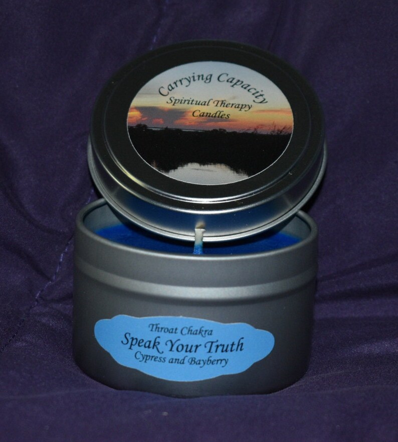 Speak Your Truth Chakra Candle image 1