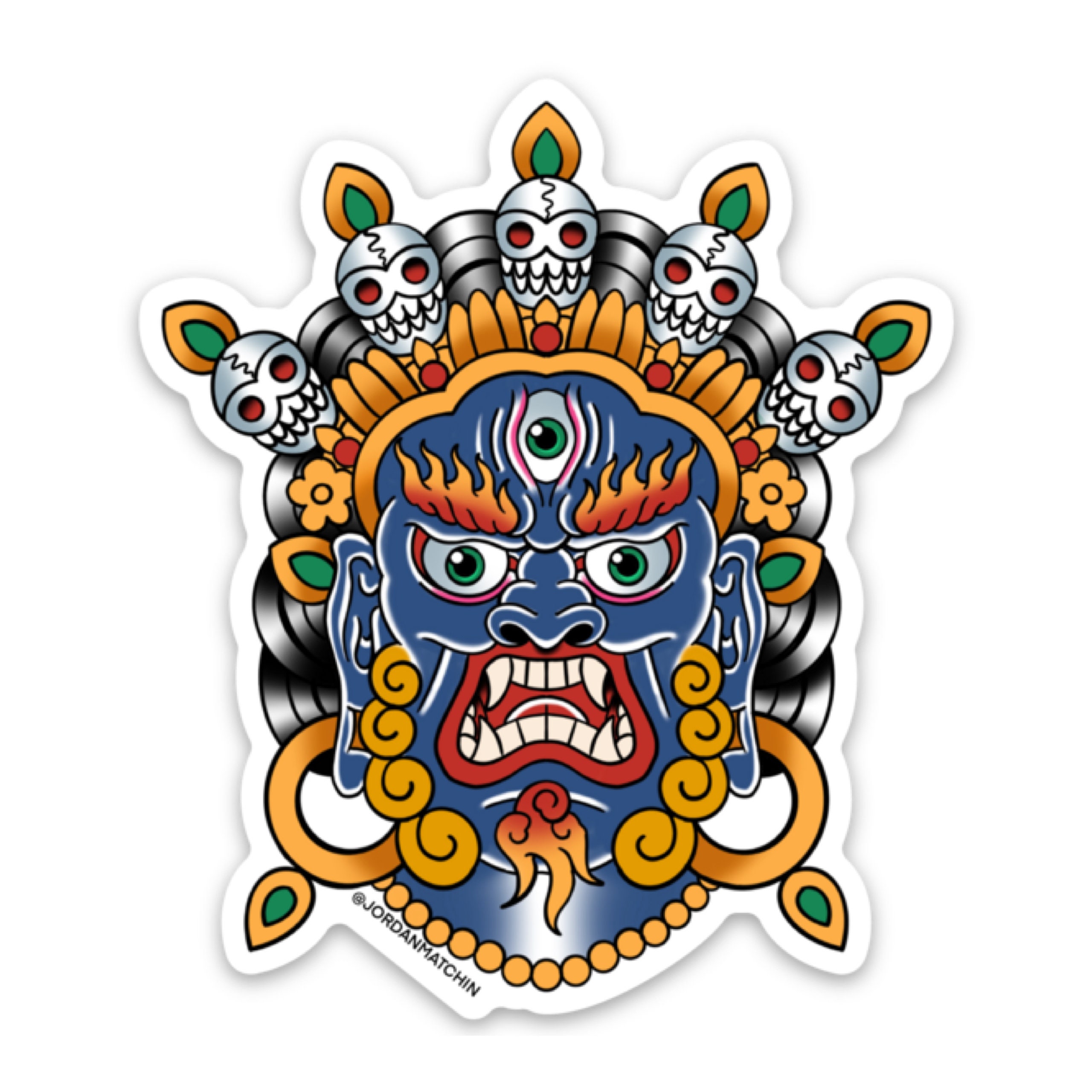 Sticker Fudo Myoo Acala - Etsy