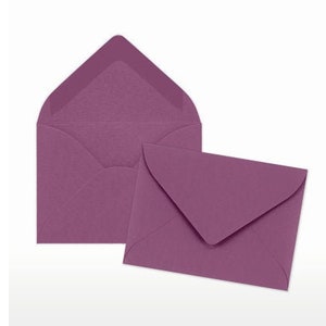 Plum Wine Mini Envelopes, Mini Envelopes, Gift Card Envelopes, Gift Tags, Envelopes, Wedding Gift, Baby Shower, Birthday, Invitations