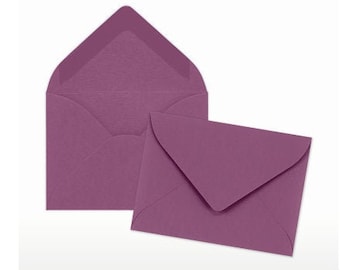 Plum Wine Mini Envelopes: Gift Card, Tag, Invitation