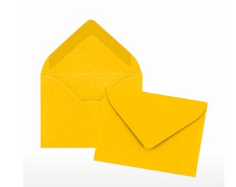 Yellow Mini Envelopes,Mini Envelopes,Gift Card Envelopes,Gift Tags,Envelopes,Wedding Gift,Birthday,Christmas Gift, Stocking Stuffer,Gifts