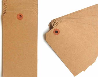 extra large kraft luggage tags