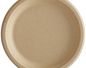 Natural Bagasse Disposable Plates, Disposable Plates, Eco-Friendly Plates, Sugar Cane Disposable Plates, Plates, Tableware