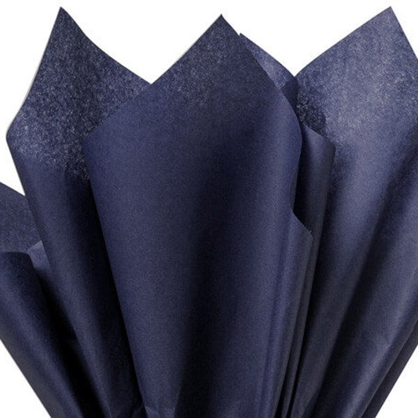 Navy Blue Bulk Tissue Paper, Tissue Paper, Bulk Tissue Paper, Gift Wrapping, Packaging, Navy Blue, Gift Packaging, Crafts Supply, Navy, Blue