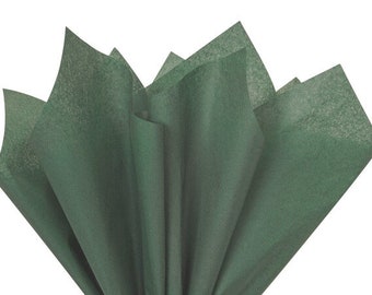 Forrest Green Recycled Tissue Paper - Gift Wrap, Packaging (20x30")
