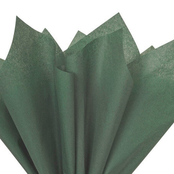 Forrest Green Tissue Paper,Hunter Green Tissue Paper,Gift Grade Tissue Paper Sheets - 20 x 30",Dark Green Tissue Paper,Gift Wrap, Christmas