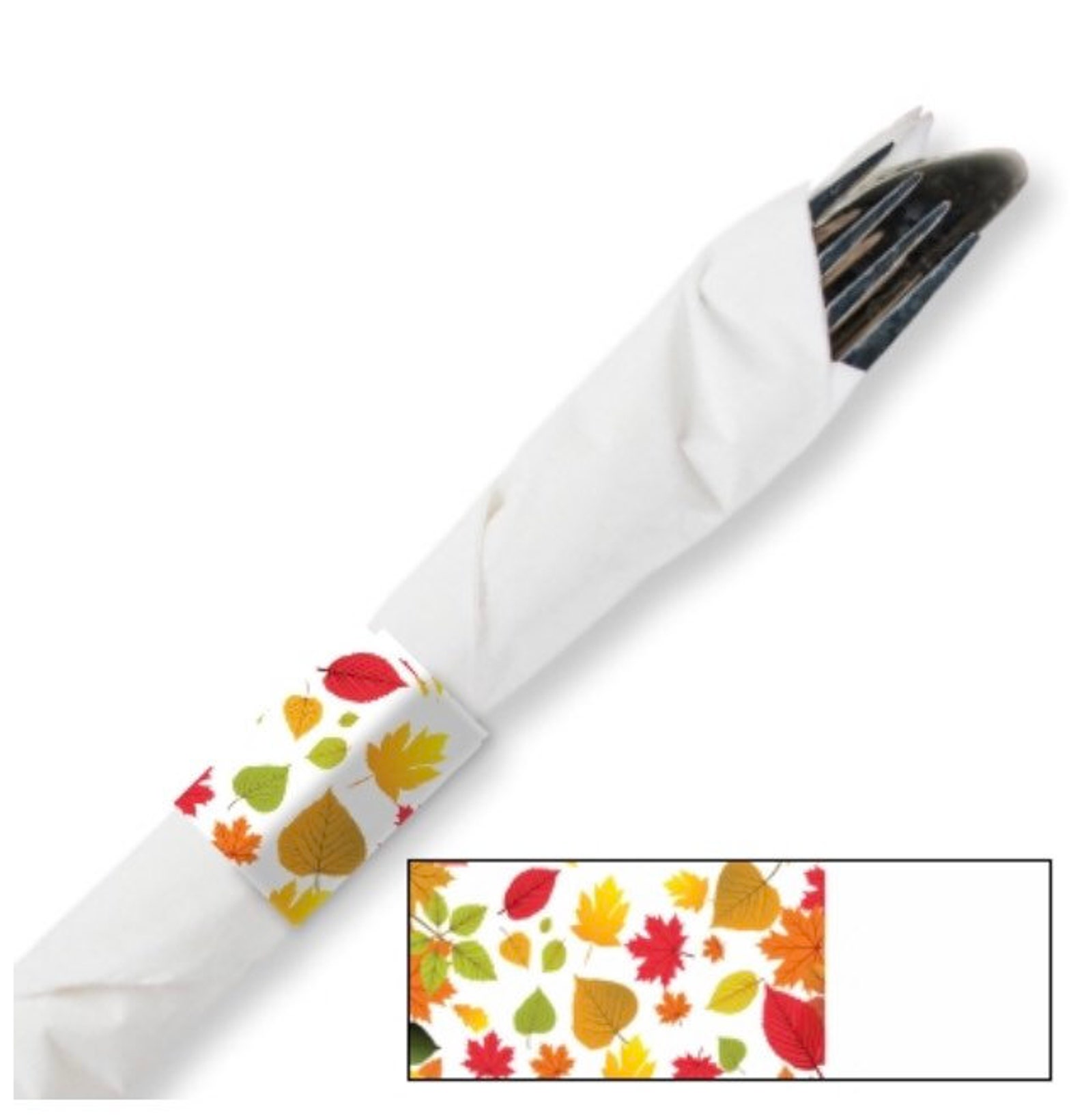 50Ct Self Adhesive Napkin Band Napkin Bands Tableware Self Etsy