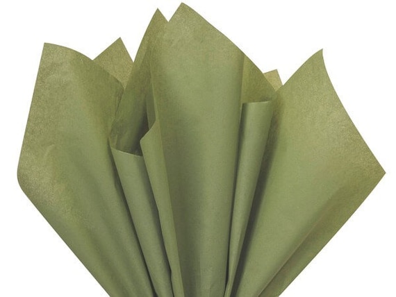 Olive Green Bulk Tissue Paper, Tissue Paper, Bulk Tissue Paper, Gift  Wrapping, Packaging, Olive Green, Gift Packaging, Crafts Supply, Olive