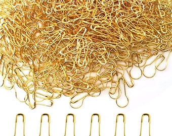 Gourde dorée : attaches pour étiquette volante pour vêtements (250-1000 pièces)