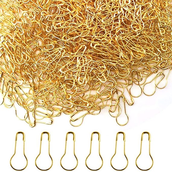 Gold Clothing Tag Pins, Bulb Pin, Metal Gourd Pin, Garment