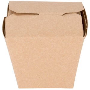 Take Out Food Containers 16oz,Microwaveable Kraft Brown Chinese Takeout Box,Leak Grease Resistant,Recyclable Food Containers,Party Favor Box