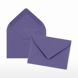 Purple Mini Envelopes, Mini Envelopes, Gift Card Envelopes, Gift Tags, Envelopes, Wedding Gift, Baby Shower, Birthday, Invitations