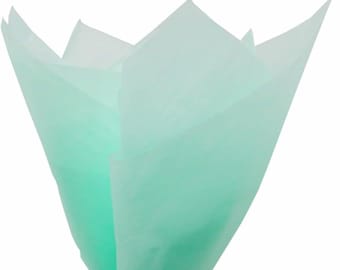 Mint Green Recycled Tissue Paper - Gift Wrap, Packaging (20x30")