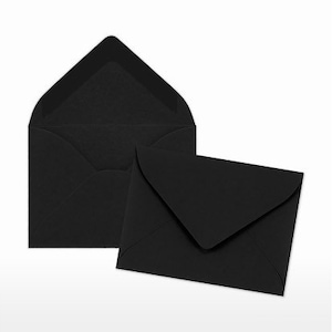 Black Mini Envelopes, Mini Envelopes, Gift Card Envelopes, Gift Tags, Envelopes, Wedding Gift, Baby Shower, Birthday, Invitations