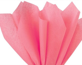 Coral Rose Bulk Tissue Paper,Tissue Paper, Gift Grade Tissue Paper Sheets - 20 x 30", Pink Tissue Paper, Gift Wrap,Christmas,Birthdays