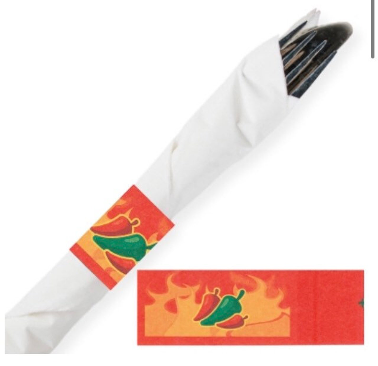 50ct Self Adhesive Napkin Band Napkin Bands Tableware Self Etsy